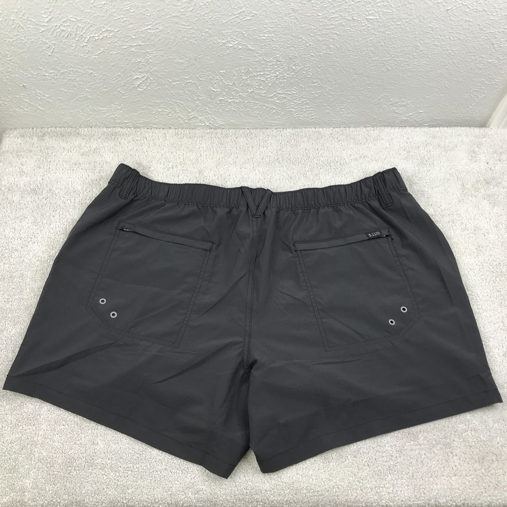 5.11 Tactical Womens XL Eden Performance Shorts Charcoal Gray 5" Inseam 63324 - Picture 3 of 14